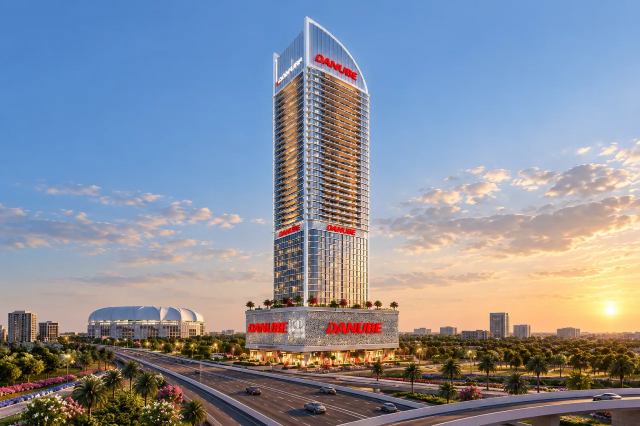 Appartementen in het wooncomplex Aspirz aan de Donau in Dubai Sports City! Volledig, 1 slaapkamer, 44 m²