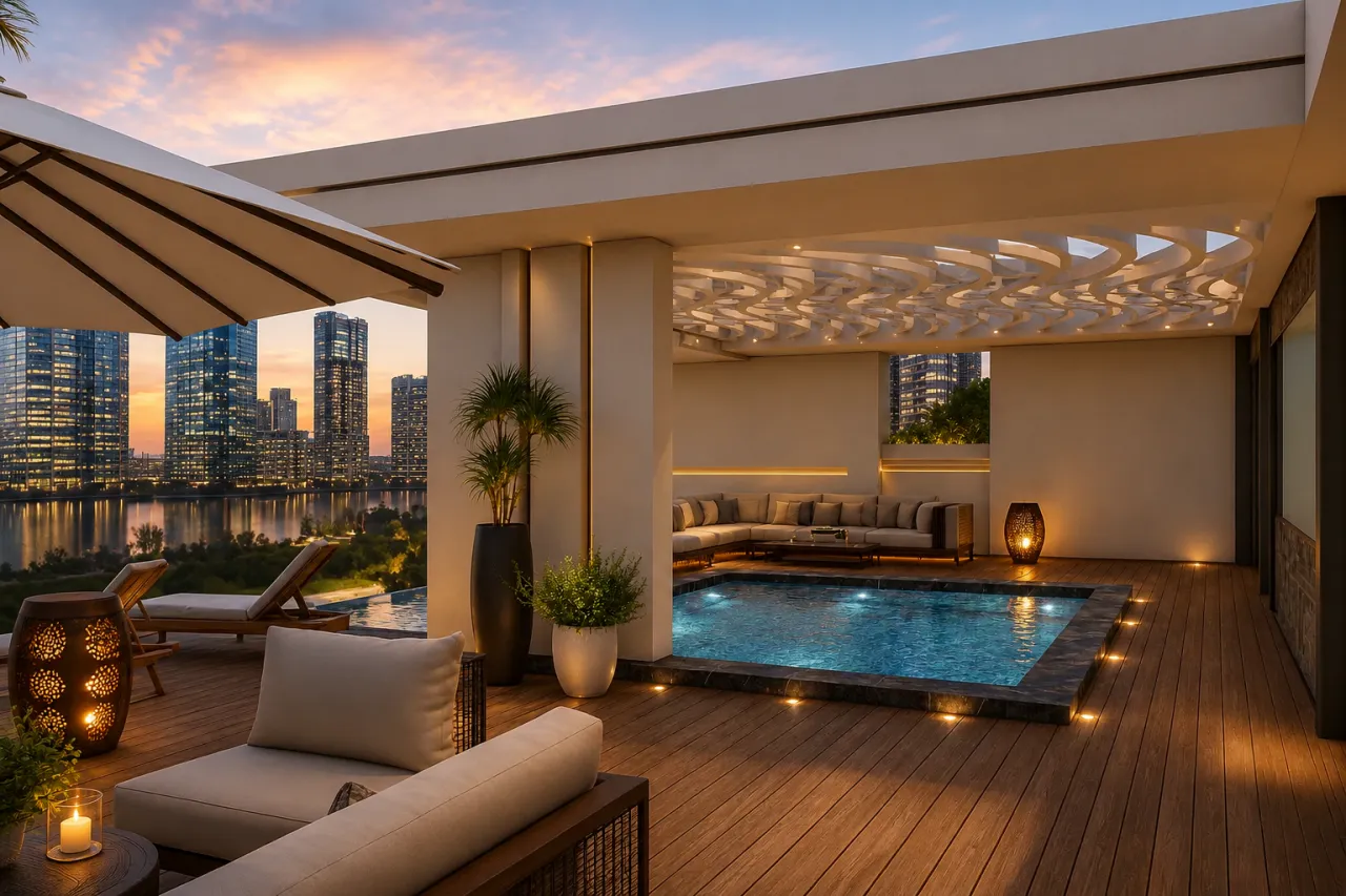 Oasis Residenties, 1 slaapkamers, 69 m²