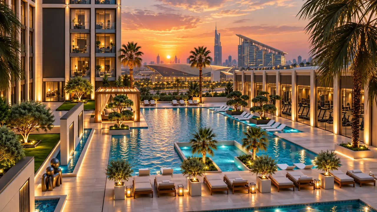 Appartement met 2 slaapkamers te koop in Al Jaddaf, Dubai — 11/11